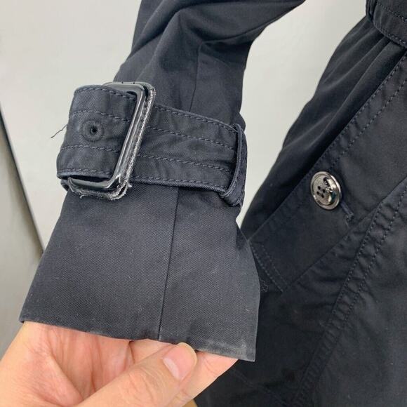 Scofield British Heritage Coat Women S Small Black Plaid Lined Belted Schoolgirl - Picture 3 of 16